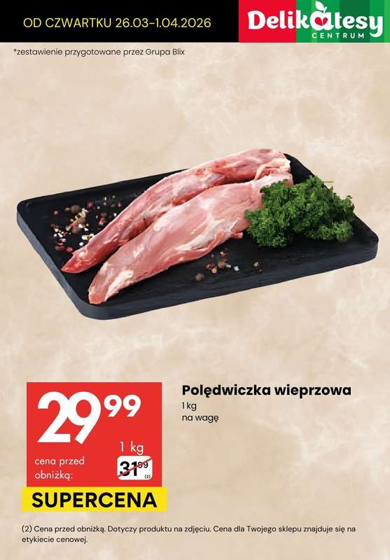 Delikatesy Centrum - gazetka promocyjna Produkty na OBIAD - sprawdź promocje! od czwartku 26.03 do środy 01.04 - strona 7
