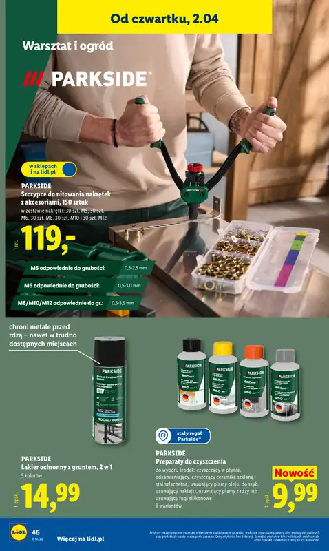 Lidl - gazetka promocyjna Katalog od poniedziałku 30.03 do soboty 04.04 - strona 56