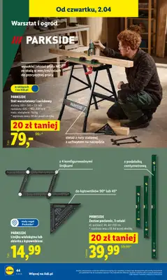 Lidl - gazetka promocyjna Katalog od poniedziałku 30.03 do soboty 04.04 - strona 54