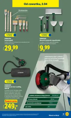 Lidl - gazetka promocyjna Katalog od poniedziałku 30.03 do soboty 04.04 - strona 55
