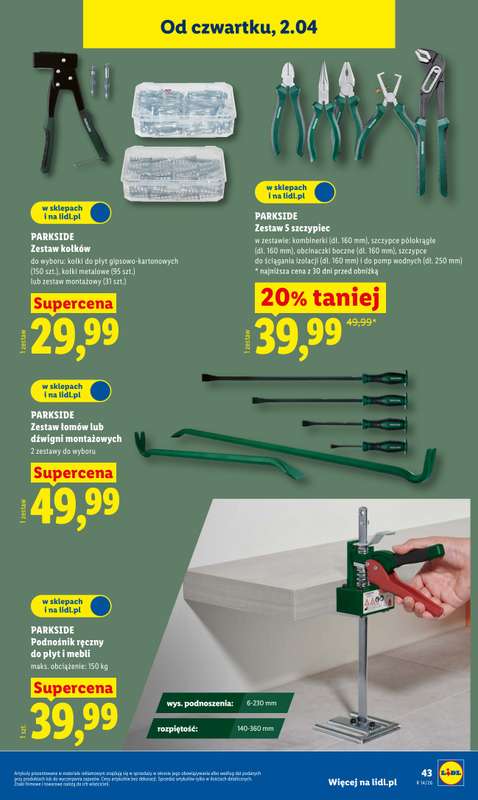 Lidl - gazetka promocyjna Katalog od poniedziałku 30.03 do soboty 04.04 - strona 53