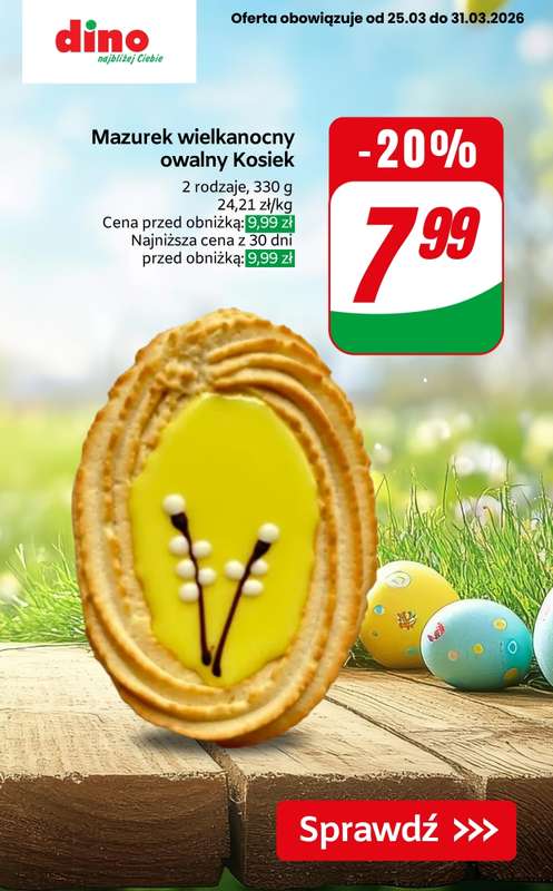 Dino - gazetka promocyjna Nawet do -47% wielkanocne PROMOCJE! od czwartku 26.03 do wtorku 31.03 - strona 3
