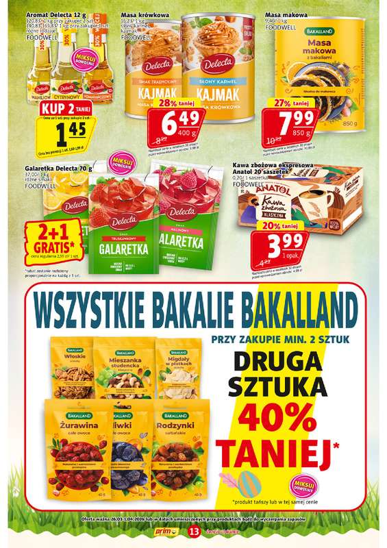 Prim Market - gazetka promocyjna Gazetka od czwartku 26.03 do środy 01.04 - strona 13