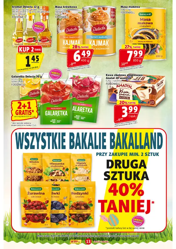 Prim Market - gazetka promocyjna Gazetka od czwartku 26.03 do środy 01.04 - strona 13