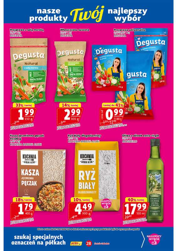 Prim Market - gazetka promocyjna Gazetka od czwartku 26.03 do środy 01.04 - strona 28