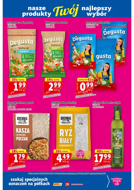 Prim Market - gazetka promocyjna Gazetka od czwartku 26.03 do środy 01.04 - strona 28