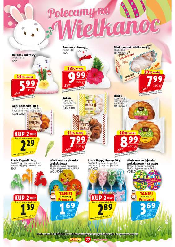 Prim Market - gazetka promocyjna Gazetka od czwartku 26.03 do środy 01.04 - strona 22