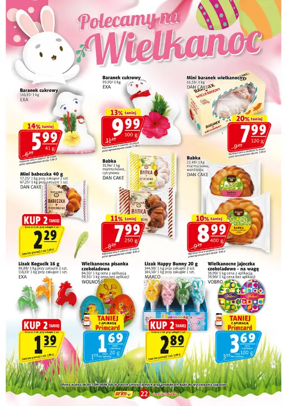 Prim Market - gazetka promocyjna Gazetka od czwartku 26.03 do środy 01.04 - strona 22
