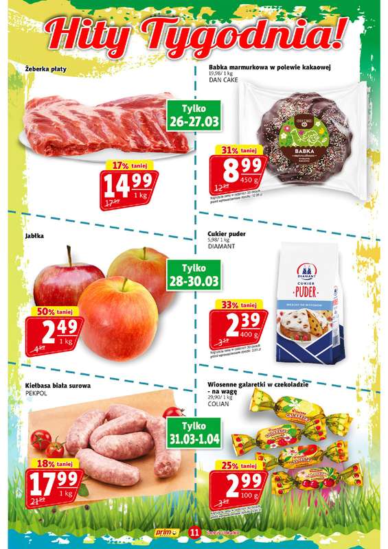Prim Market - gazetka promocyjna Gazetka od czwartku 26.03 do środy 01.04 - strona 11