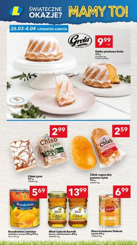 LEWIATAN - gazetka promocyjna Gazetka Świąteczne okazje Mamy to! woj. lubelskie od czwartku 26.03 do soboty 04.04 - strona 10