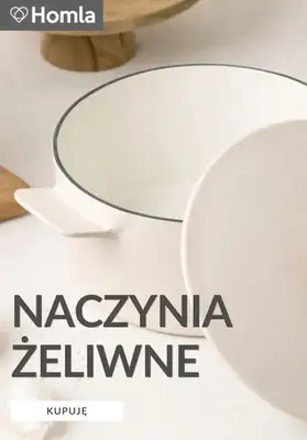 Homla - gazetka promocyjna Garnki i patelnie żeliwne od środy 25.03 