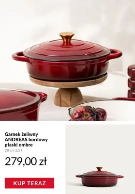 Homla - gazetka promocyjna Garnki i patelnie żeliwne od środy 25.03  - strona 9