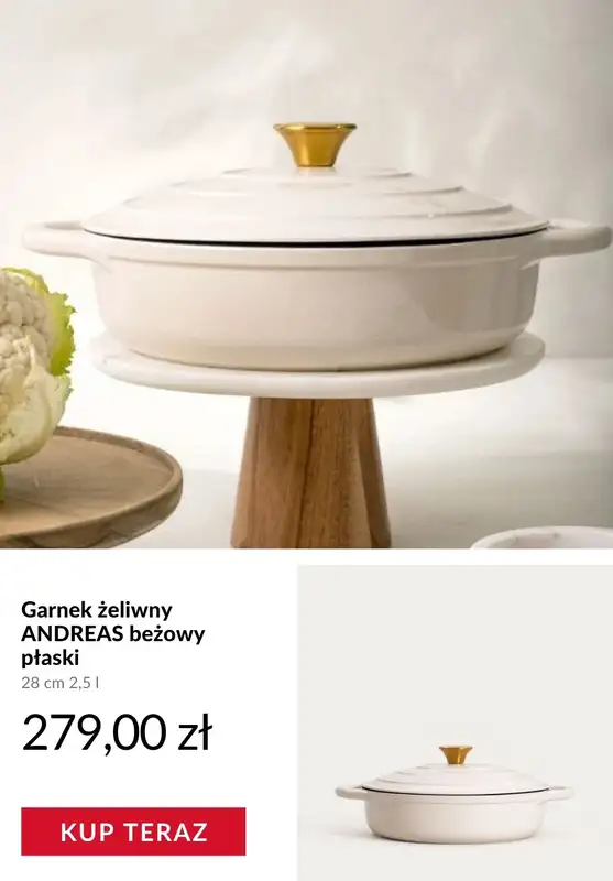 Homla - gazetka promocyjna Garnki i patelnie żeliwne od środy 25.03  - strona 4