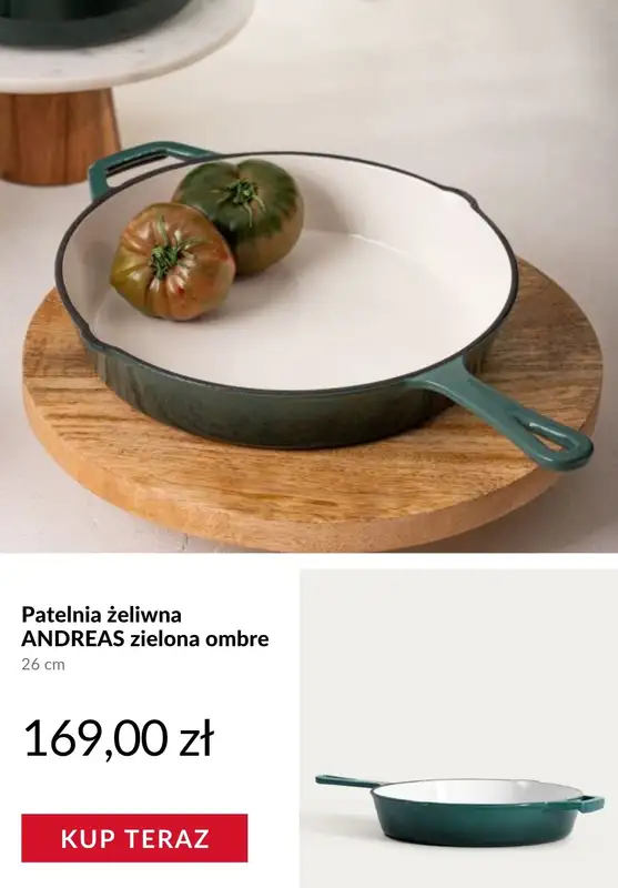 Homla - gazetka promocyjna Garnki i patelnie żeliwne od środy 25.03  - strona 3