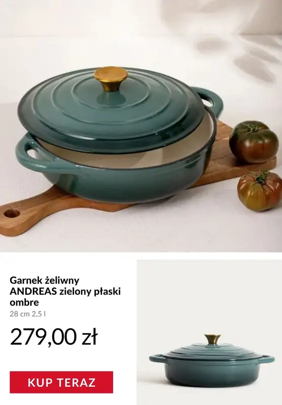 Homla - gazetka promocyjna Garnki i patelnie żeliwne od środy 25.03  - strona 6