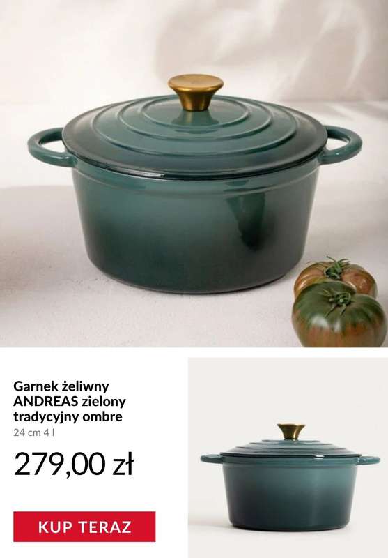 Homla - gazetka promocyjna Garnki i patelnie żeliwne od środy 25.03  - strona 2