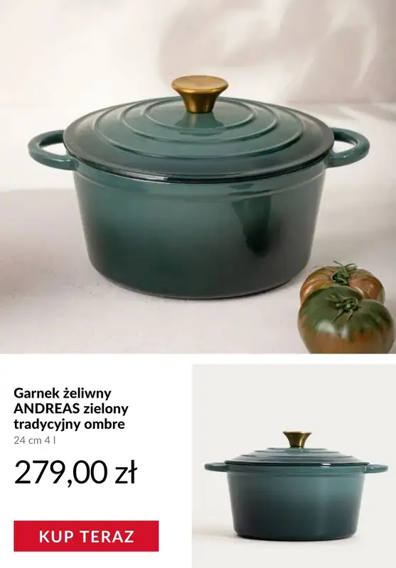 Homla - gazetka promocyjna Garnki i patelnie żeliwne od środy 25.03  - strona 2