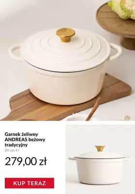 Homla - gazetka promocyjna Garnki i patelnie żeliwne od środy 25.03  - strona 8