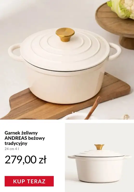 Homla - gazetka promocyjna Garnki i patelnie żeliwne od środy 25.03  - strona 8