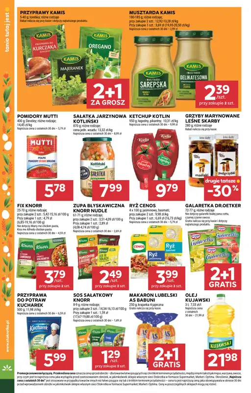 Stokrotka - gazetka promocyjna Gazetka Market od czwartku 26.03 do środy 01.04 - strona 22