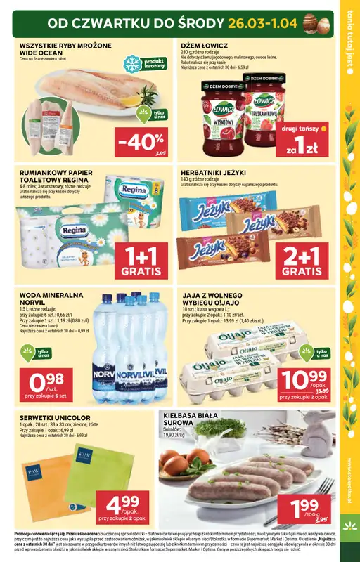 Stokrotka - gazetka promocyjna Gazetka Market od czwartku 26.03 do środy 01.04 - strona 5