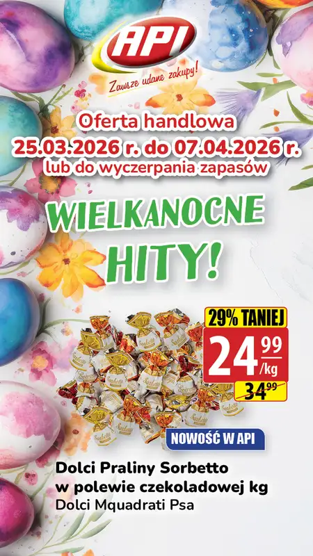 API Market - gazetka promocyjna Plakaty promocyjne od środy 25.03 do wtorku 07.04 - strona 23