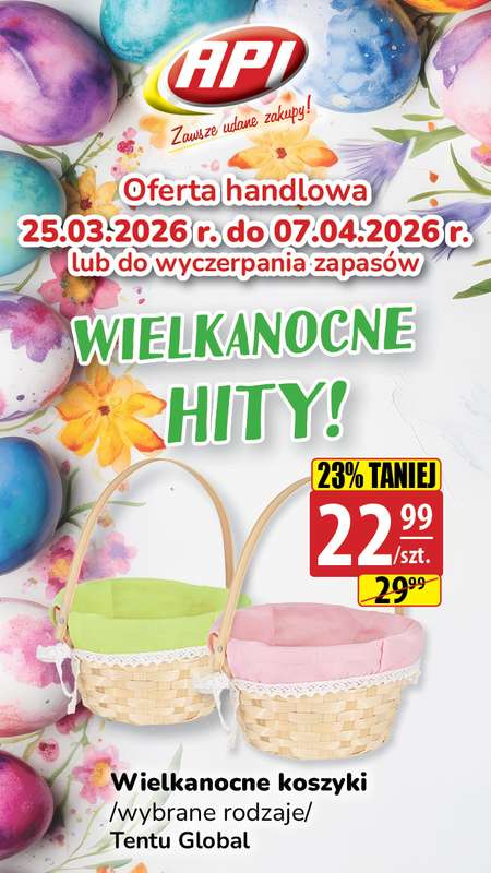 API Market - gazetka promocyjna Plakaty promocyjne od środy 25.03 do wtorku 07.04 - strona 25
