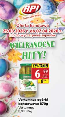 Vortumnus ogórki konserwowe 870g