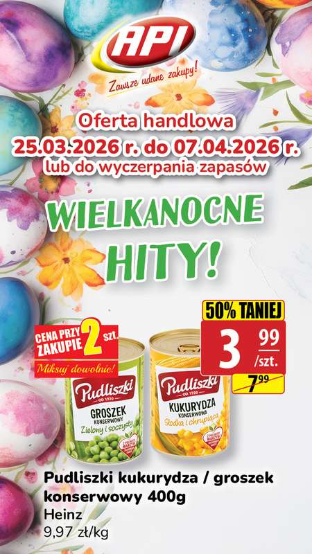 API Market - gazetka promocyjna Plakaty promocyjne od środy 25.03 do wtorku 07.04 - strona 15