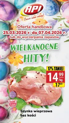 API Market - gazetka promocyjna Plakaty promocyjne od środy 25.03 do wtorku 07.04