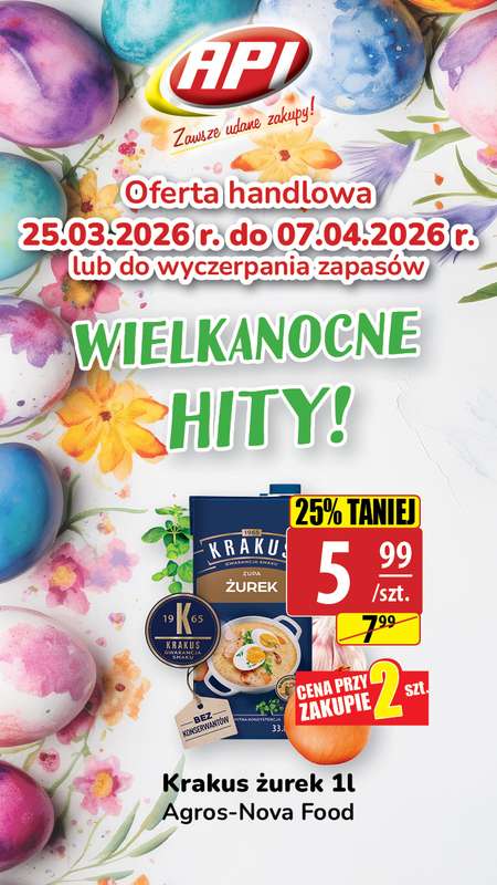 API Market - gazetka promocyjna Plakaty promocyjne od środy 25.03 do wtorku 07.04 - strona 5