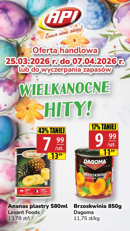 API Market - gazetka promocyjna Plakaty promocyjne od środy 25.03 do wtorku 07.04 - strona 21