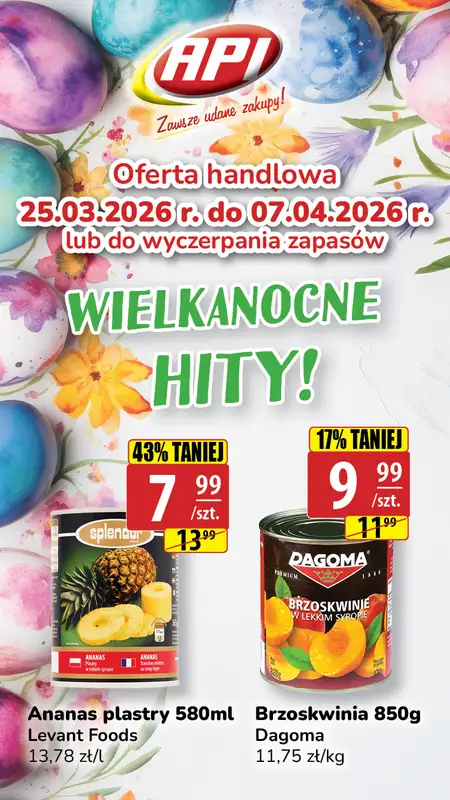 API Market - gazetka promocyjna Plakaty promocyjne od środy 25.03 do wtorku 07.04 - strona 21