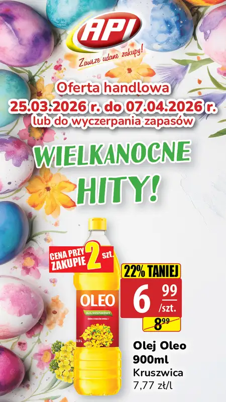 API Market - gazetka promocyjna Plakaty promocyjne od środy 25.03 do wtorku 07.04 - strona 16