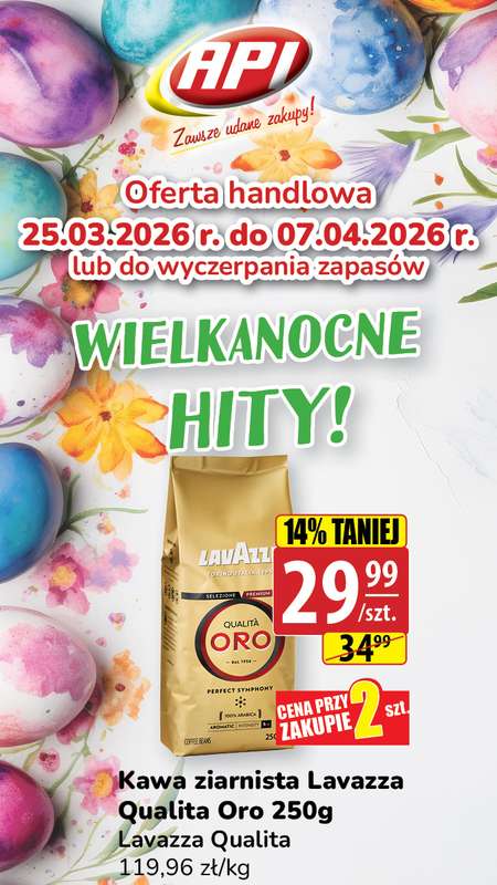API Market - gazetka promocyjna Plakaty promocyjne od środy 25.03 do wtorku 07.04 - strona 7