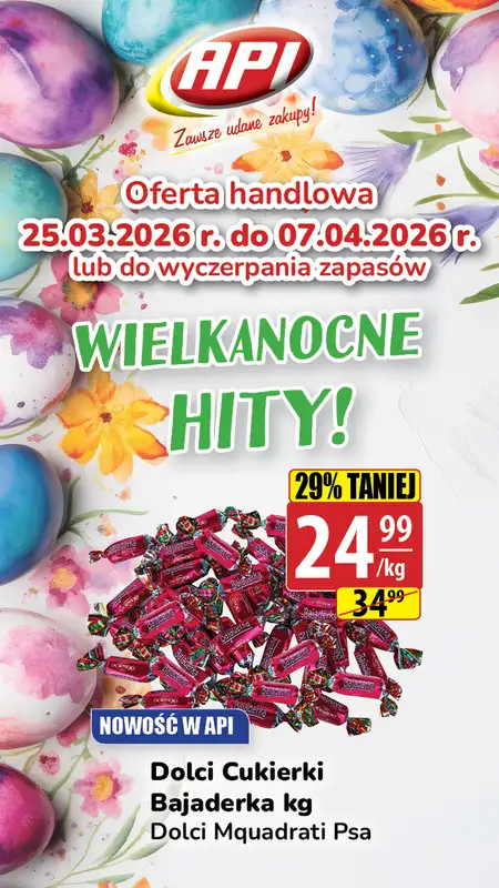 API Market - gazetka promocyjna Plakaty promocyjne od środy 25.03 do wtorku 07.04 - strona 24
