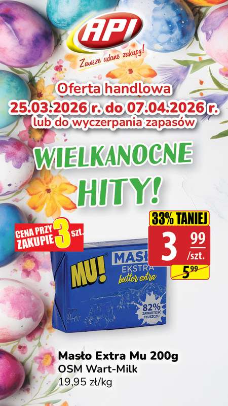 API Market - gazetka promocyjna Plakaty promocyjne od środy 25.03 do wtorku 07.04 - strona 12