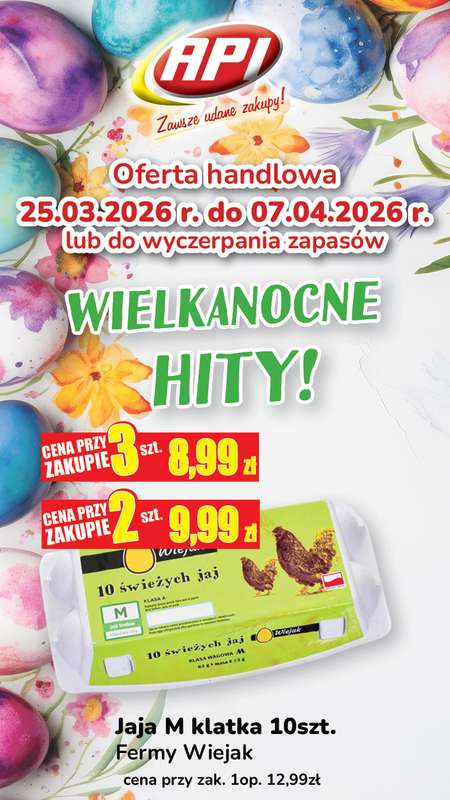 API Market - gazetka promocyjna Plakaty promocyjne od środy 25.03 do wtorku 07.04 - strona 6