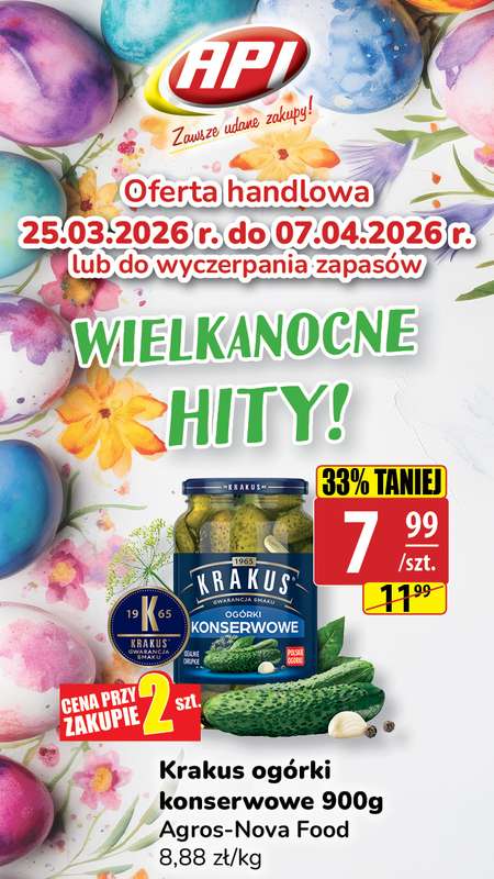 API Market - gazetka promocyjna Plakaty promocyjne od środy 25.03 do wtorku 07.04 - strona 19