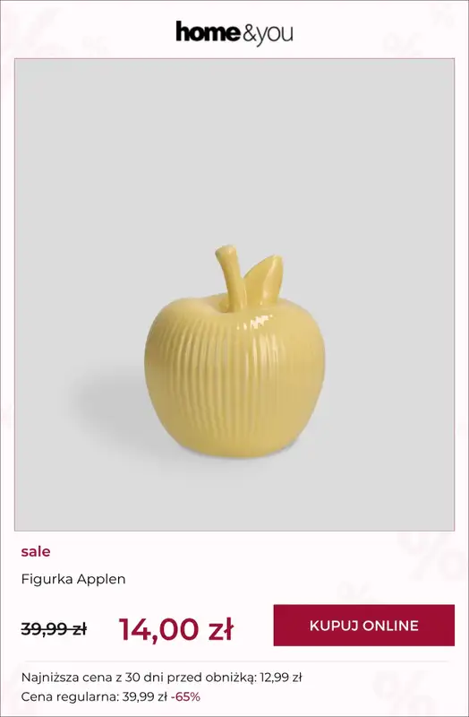home&you - gazetka promocyjna SALE do 39,99 zł od środy 25.03 do czwartku 02.04 - strona 6