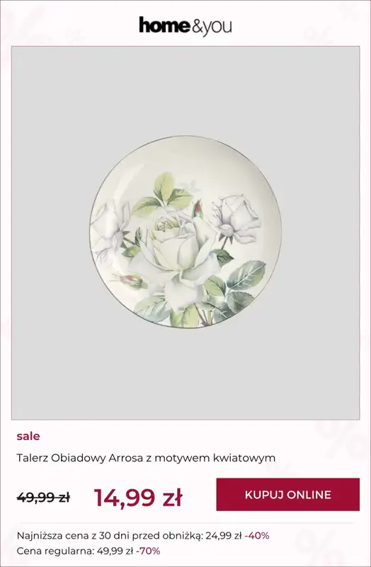 home&you - gazetka promocyjna SALE do 39,99 zł od środy 25.03 do czwartku 02.04 - strona 4