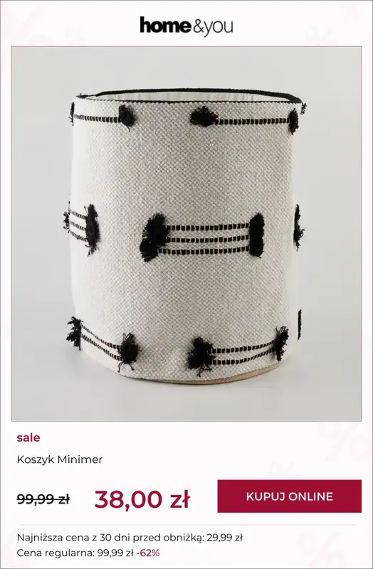 home&you - gazetka promocyjna SALE do 39,99 zł od środy 25.03 do czwartku 02.04 - strona 10