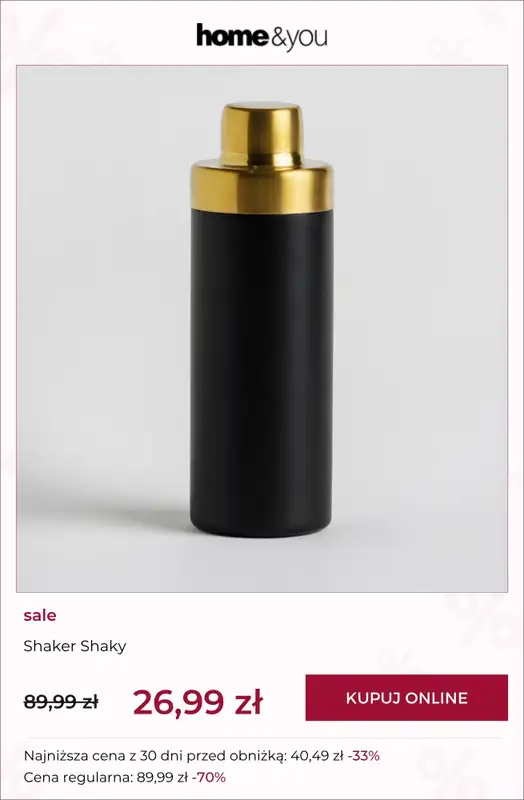 home&you - gazetka promocyjna SALE do 39,99 zł od środy 25.03 do czwartku 02.04 - strona 8