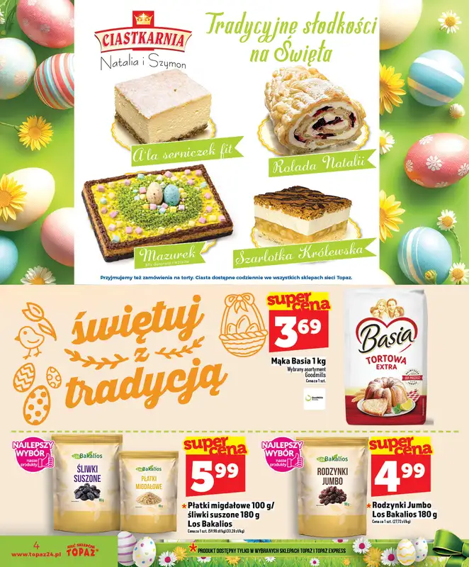 TOPAZ - gazetka promocyjna Superceny na Święta od czwartku, 02.04 od czwartku 02.04 do środy 08.04 - strona 4