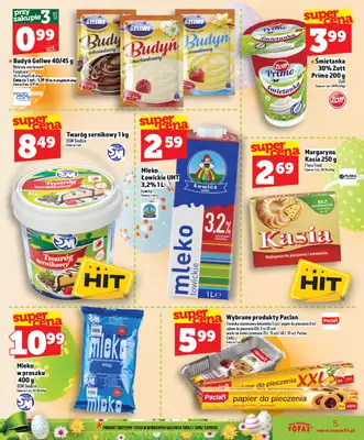 TOPAZ - gazetka promocyjna Superceny na Święta od czwartku, 02.04 od czwartku 02.04 do środy 08.04 - strona 5