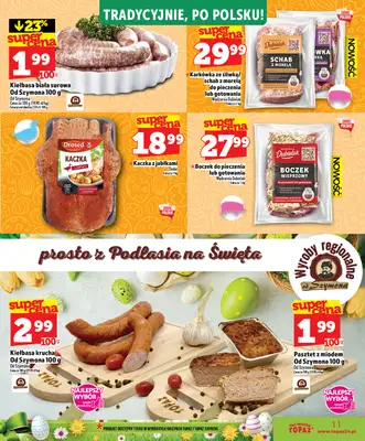 TOPAZ - gazetka promocyjna Superceny na Święta od czwartku, 02.04 od czwartku 02.04 do środy 08.04 - strona 11