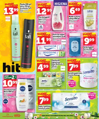 TOPAZ - gazetka promocyjna Superceny na Święta od czwartku, 02.04 od czwartku 02.04 do środy 08.04 - strona 28