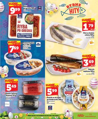 TOPAZ - gazetka promocyjna Superceny na Święta od czwartku, 02.04 od czwartku 02.04 do środy 08.04 - strona 15