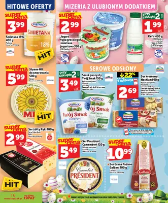 TOPAZ - gazetka promocyjna Superceny na Święta od czwartku, 02.04 od czwartku 02.04 do środy 08.04 - strona 16