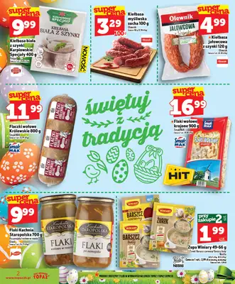 TOPAZ - gazetka promocyjna Superceny na Święta od czwartku, 02.04 od czwartku 02.04 do środy 08.04 - strona 2